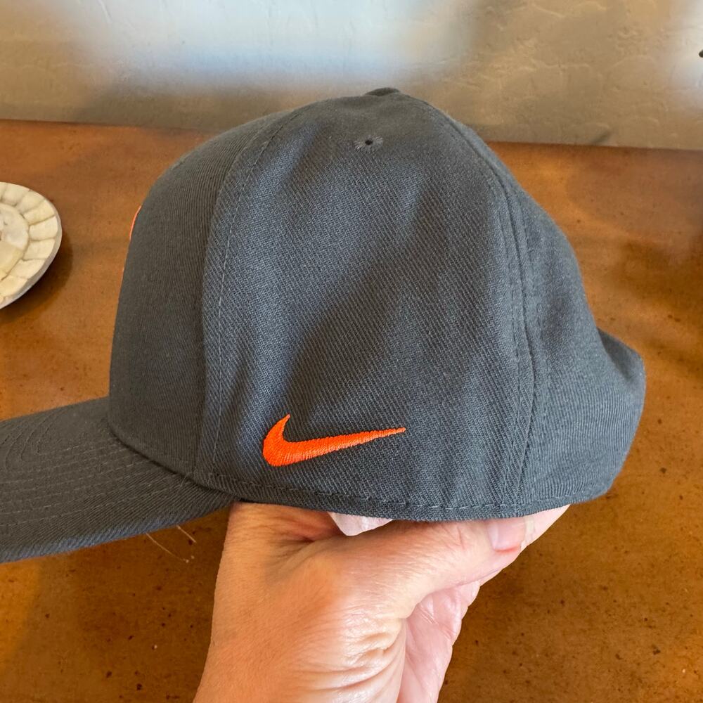 Nike Pro Bishop Gorman Snapback Hat Dark Gray One Size - Picture 5 of 6